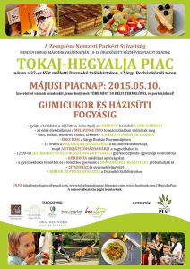 Tokaj Hegyalja Piac artisan market 10.05.2015. flyer