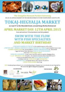 Tokaj-Hegyalja Piac-market.12.04.2015. poster
