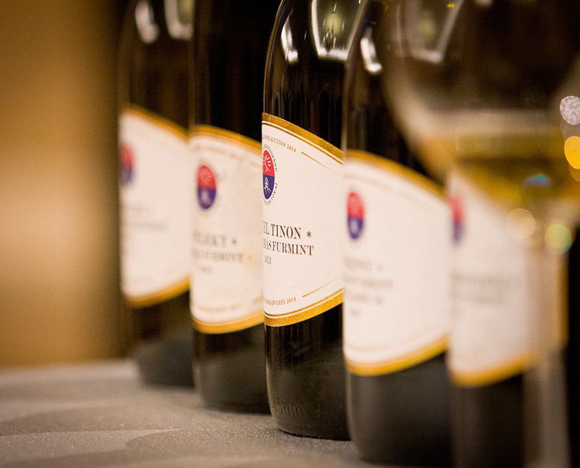 Great Tokaj Wine Auction bottle and label - photo