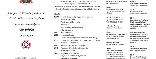 events at 2015.05.23. Abaujszanto ivo nap