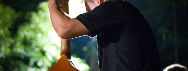 Photo of cello - live music concert Tokaj wine region July 2015
