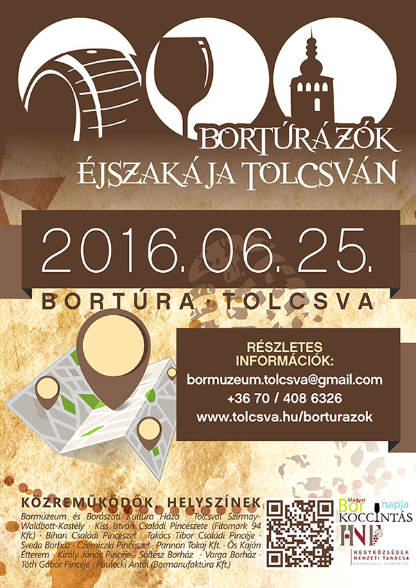 borturazo - wine tourer Tolcsva poster