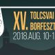 Flyer for Tolcsva Wine Festival - Borfesztival
