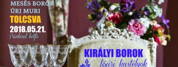 Flyer for kiralyi borok fouri kastelyok, Royal wines, noble mansionsTolcsva