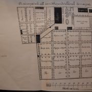 handdrawn map / plan of Comenius school training garden and nursery